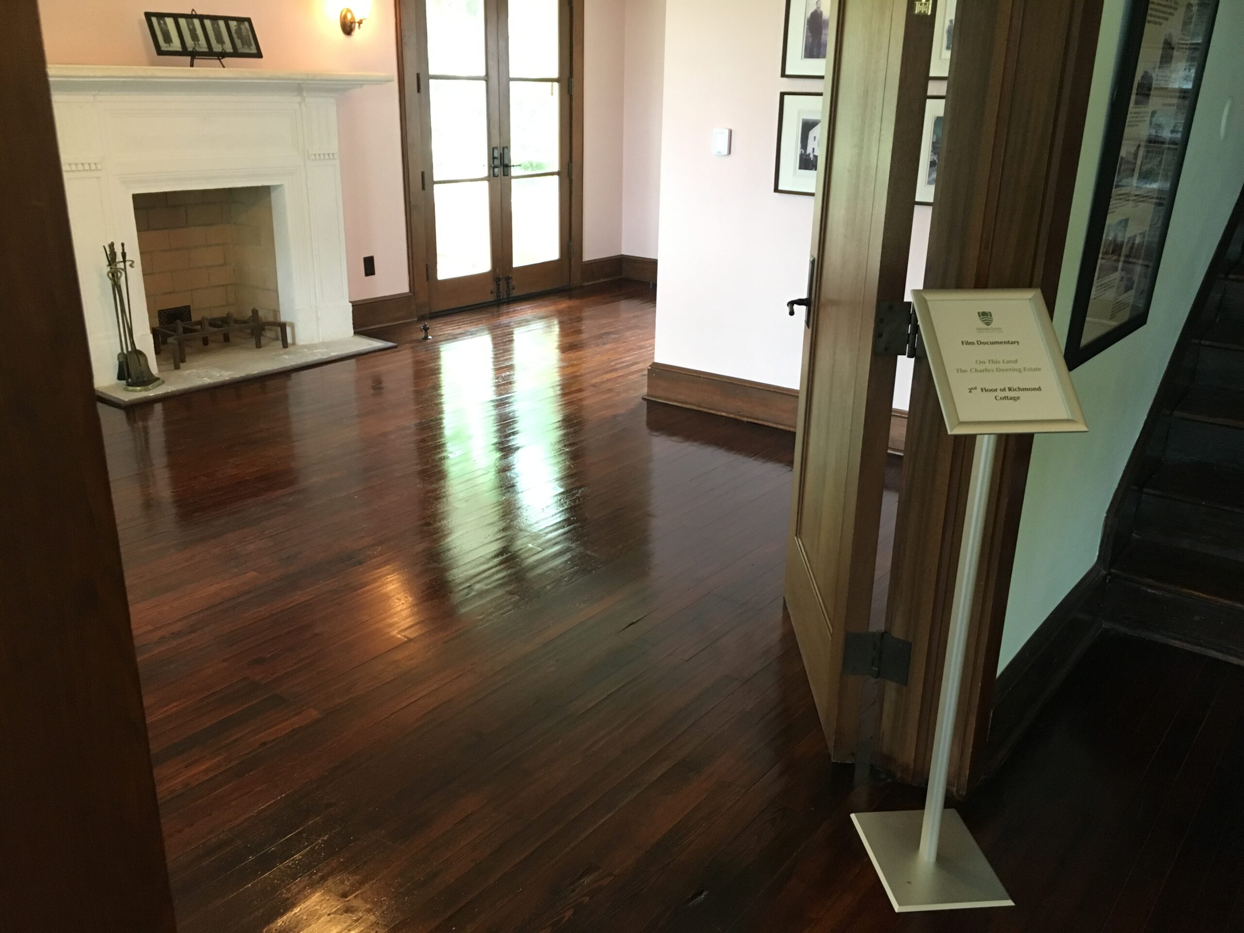 Refinished hardwood floor with a rich uniform tone