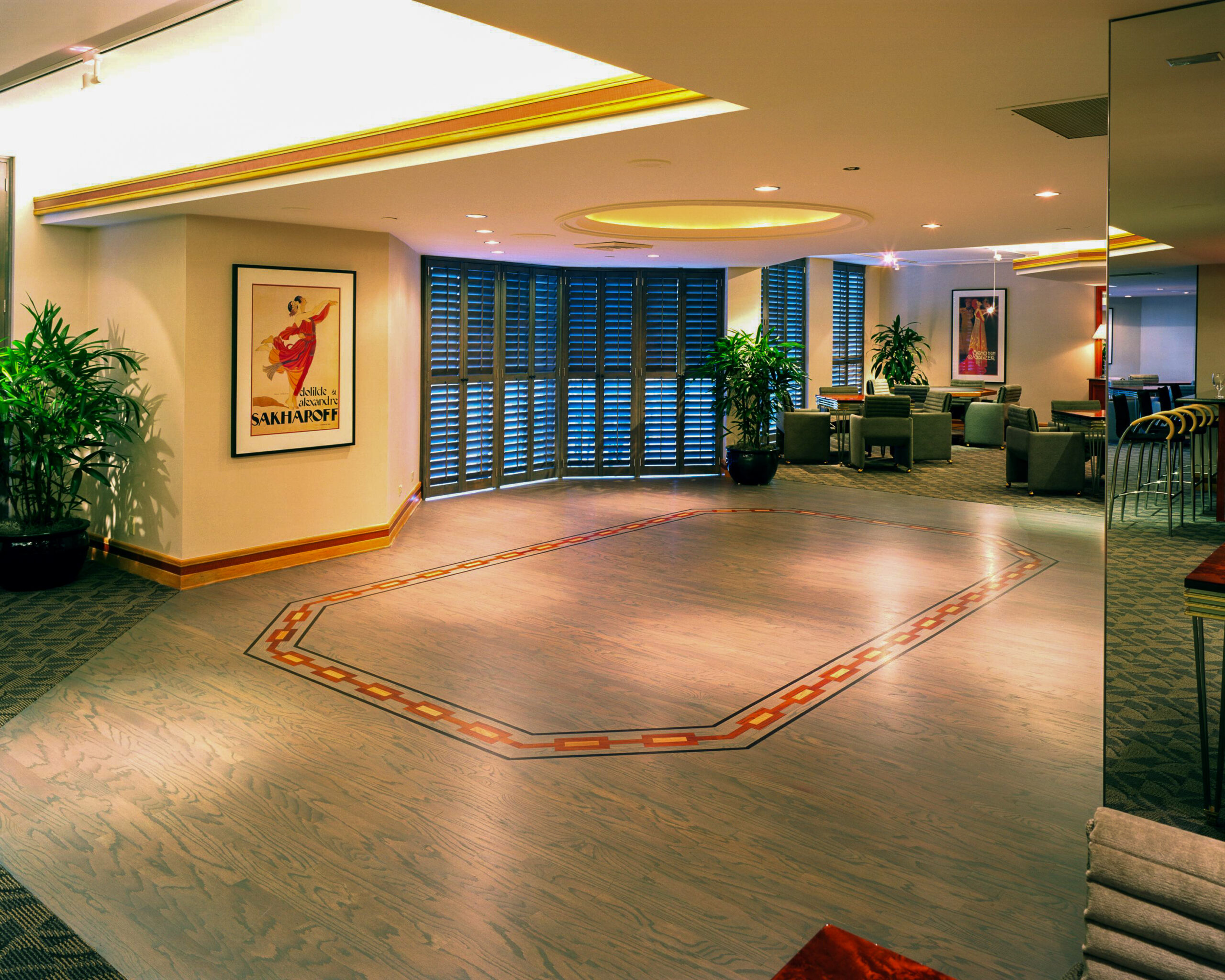 Rich hardwood floor installed in a South Florida residence