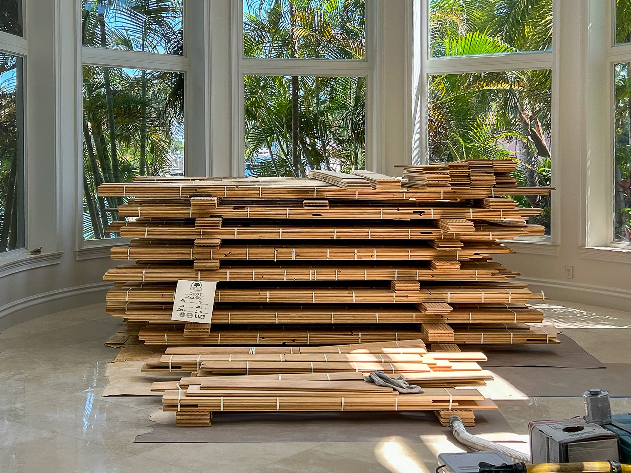 Rich Hardwood Flooring Installed In A South Florida Residence By Endurance Floor Company